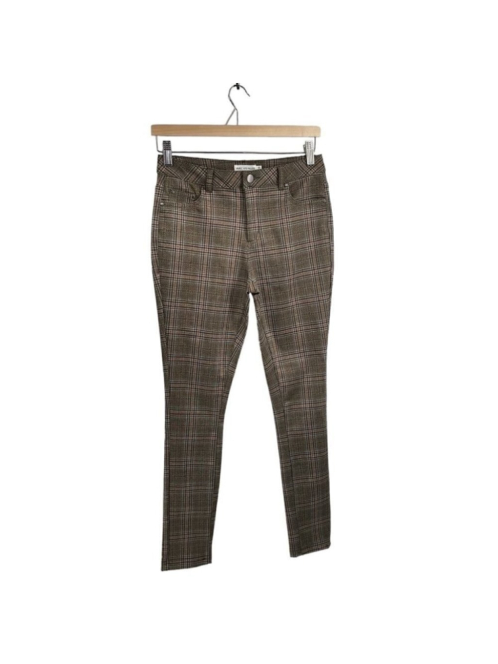 Avec les filles fall plaid trouser pants neutral Color’s fall vibe sz xs